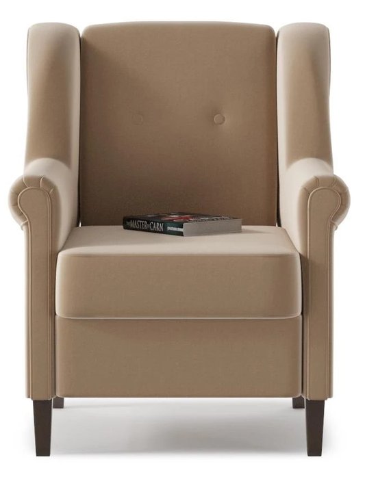 Кресло Бургос Fox коричневого цвета - купить Интерьерные кресла по цене 16379.0