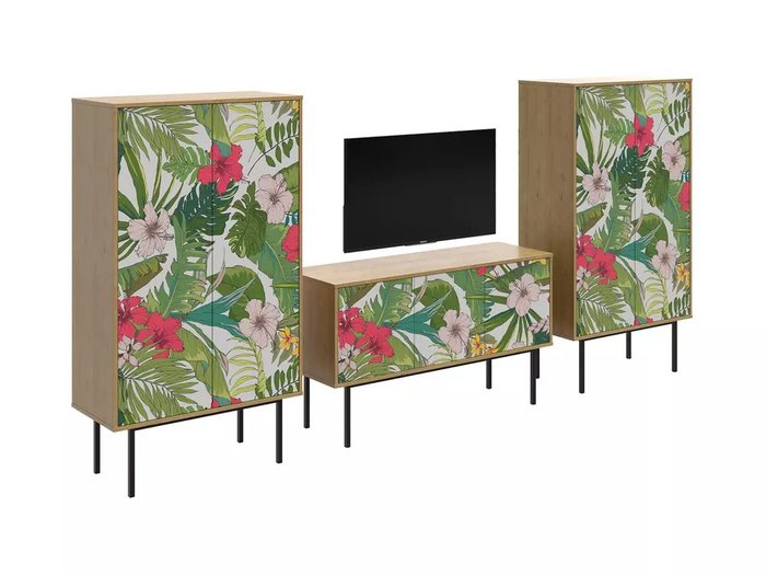 Композиция Boho Color 3 с корпусом коричневого цвета - купить Гостиные гарнитуры по цене 114400.0