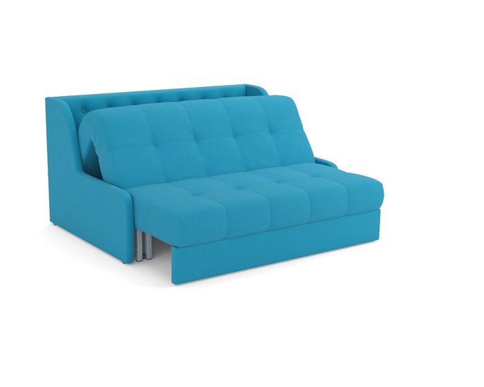 Диван-кровать Барон 6 светло-синего цвета - лучшие Прямые диваны в INMYROOM