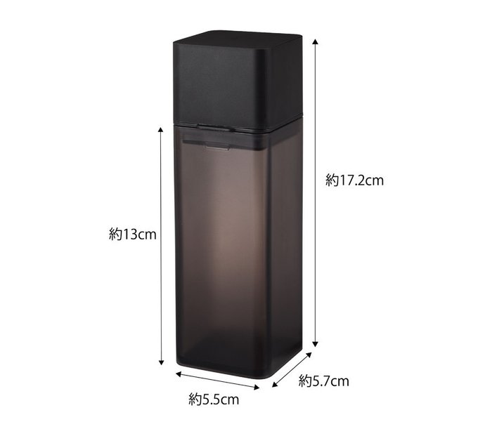 Емкость для специй Tower черного цвета - купить Емкости для хранения по цене 2163.0