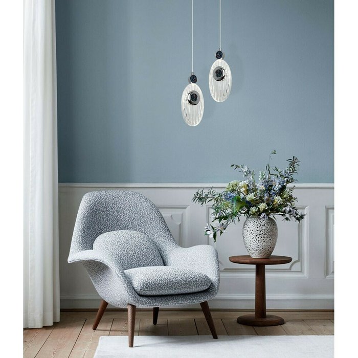 Подвесной светильник MS.1123.1 CR (акрил, цвет прозрачный) - купить Подвесные светильники по цене 3200