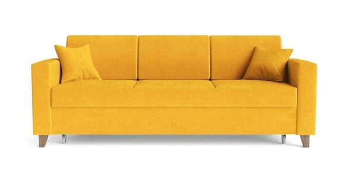 Диван-кровать Эмилио желтого цвета