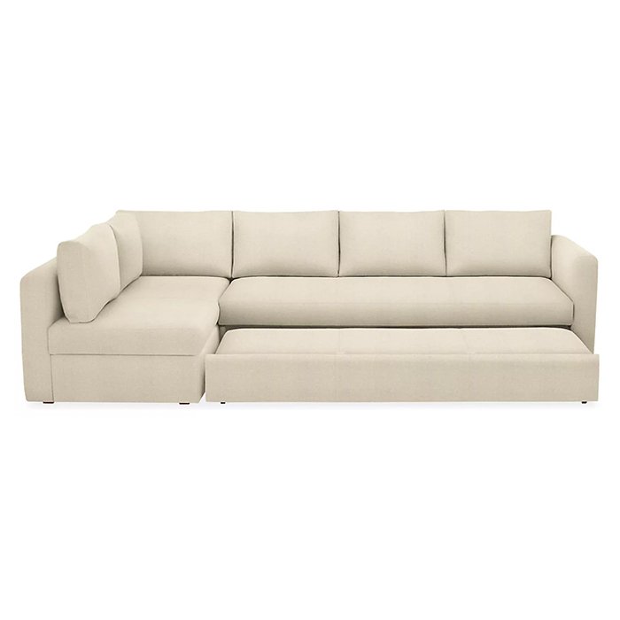 Угловой диван-кровать Oxford светло-серого цвета  - лучшие Угловые диваны в INMYROOM