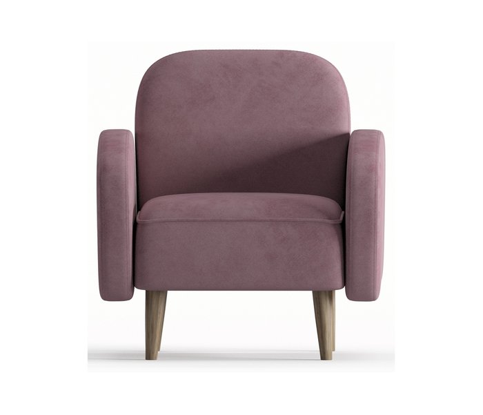 Кресло Бризби Велюр темно-розового цвета - купить Интерьерные кресла по цене 15490.0