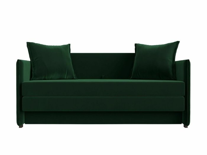 Диван-кровать Лига 011 темно-зеленого цвета - купить Прямые диваны по цене 28999.0