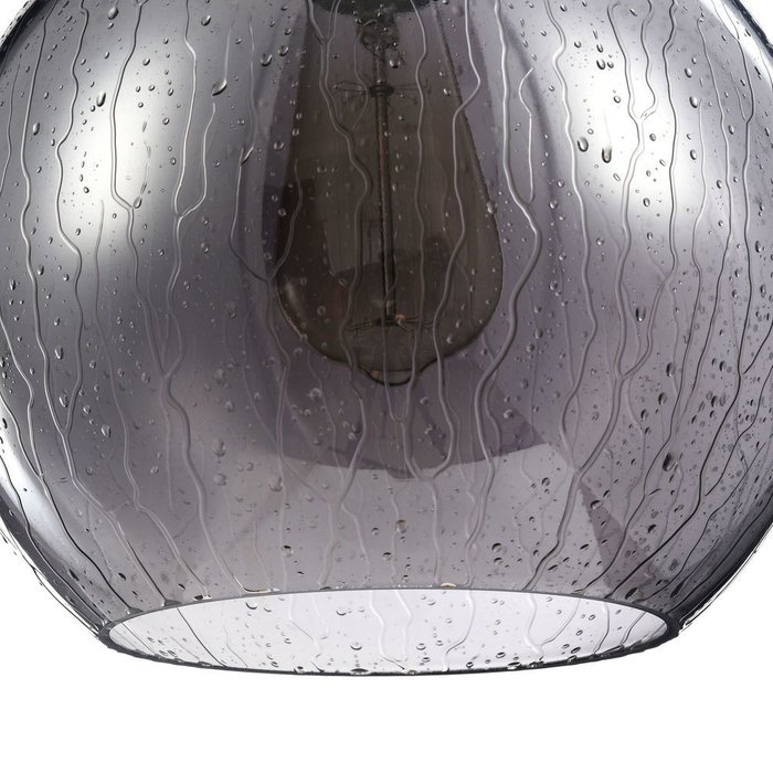 Подвесной светильник Bergen с плафоном из стекла дымчатого цвета - лучшие Подвесные светильники в INMYROOM