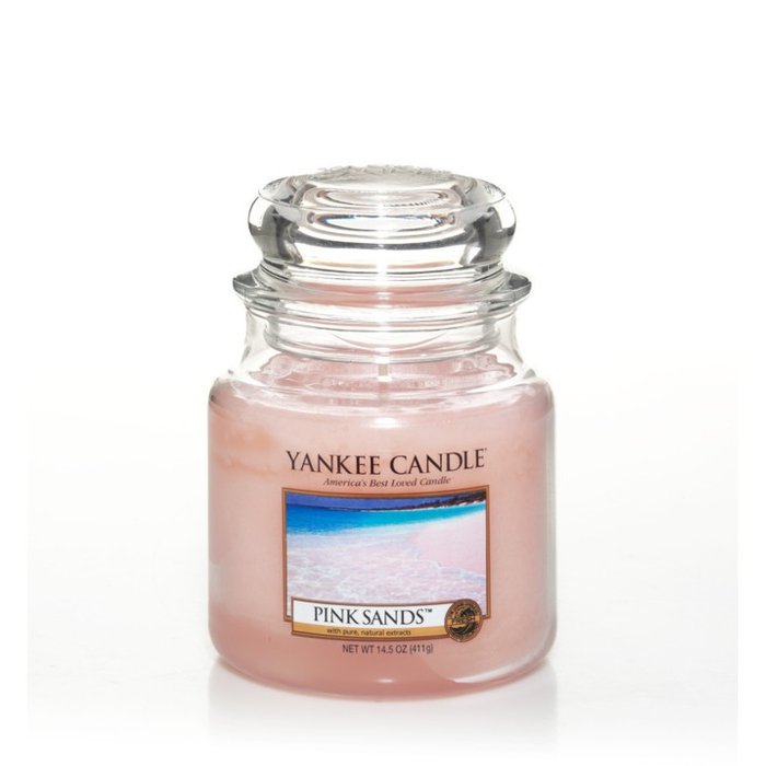 Ароматическая свеча в стакане Yankee Candle pink sands / розовые пески