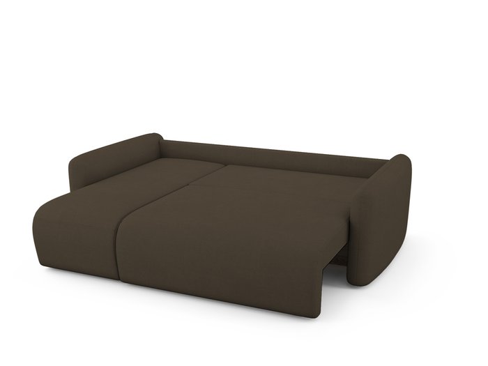 Угловой Диван-кровать Arti левый темно-коричневого цвета - купить Угловые диваны по цене 69600.0