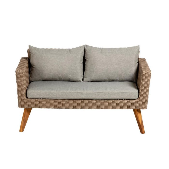 Плетенный диван Sumie с подушками - купить Садовые диваны по цене 58990.0