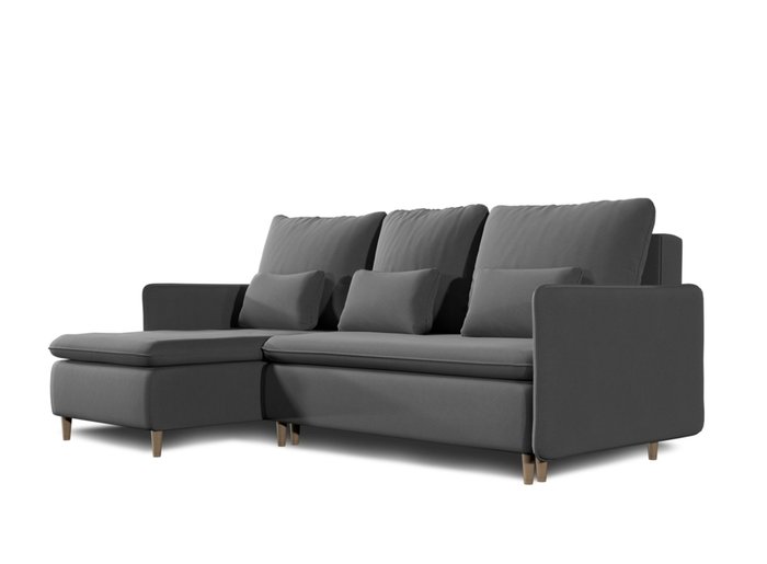 Диван-кровать Ron серого цвета - купить Угловые диваны по цене 109000.0