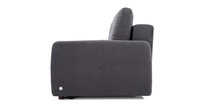 Прямой диван-кровать Марио Slim темно-серого цвета - лучшие Прямые диваны в INMYROOM