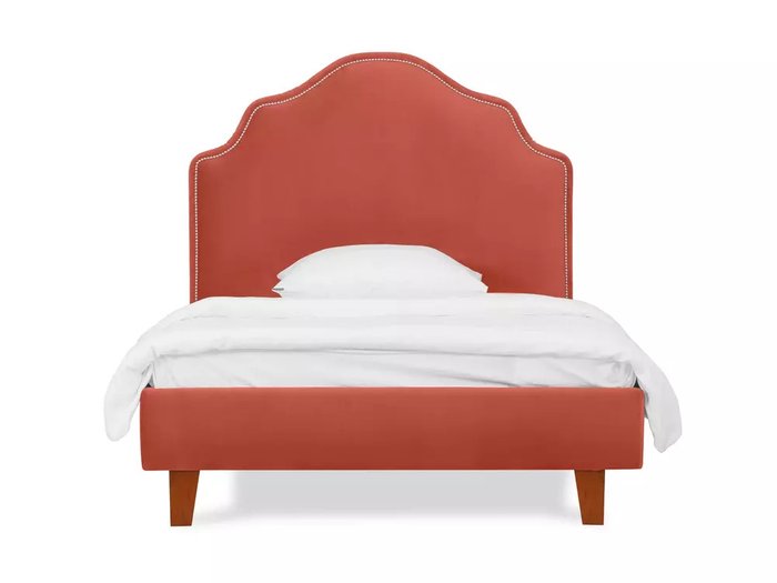 Кровать Princess II L 120х200 кораллового цвета - лучшие Кровати для спальни в INMYROOM