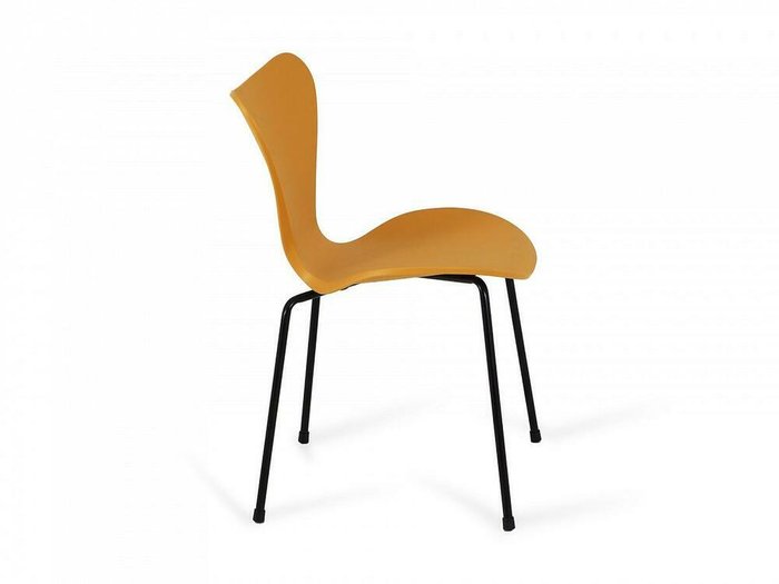 Стул Monty желтого цвета - лучшие Обеденные стулья в INMYROOM