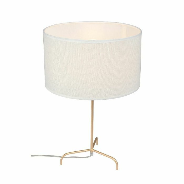 Настольная лампа V29920-8/1L (ткань, цвет белый) - лучшие Настольные лампы в INMYROOM