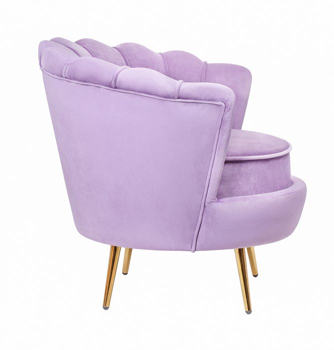 Кресло Pearl сиреневого цвета - лучшие Интерьерные кресла в INMYROOM