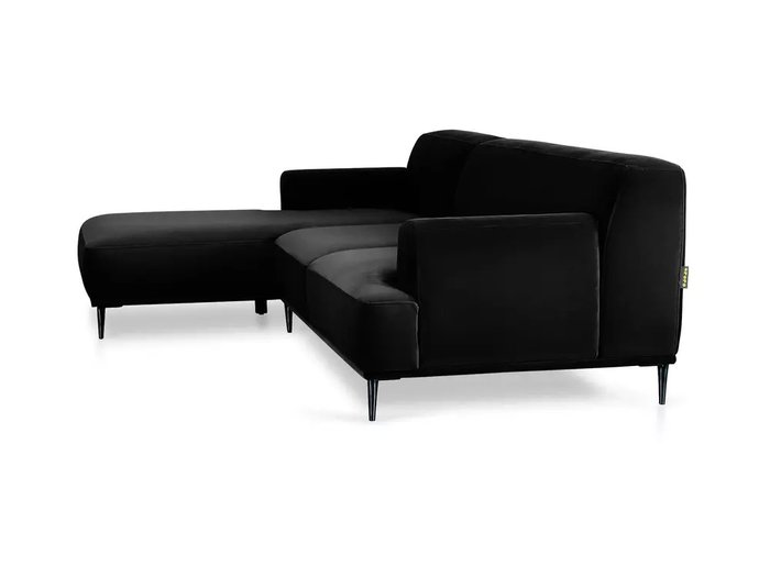 Угловой диван Portofino черного цвета - лучшие Угловые диваны в INMYROOM