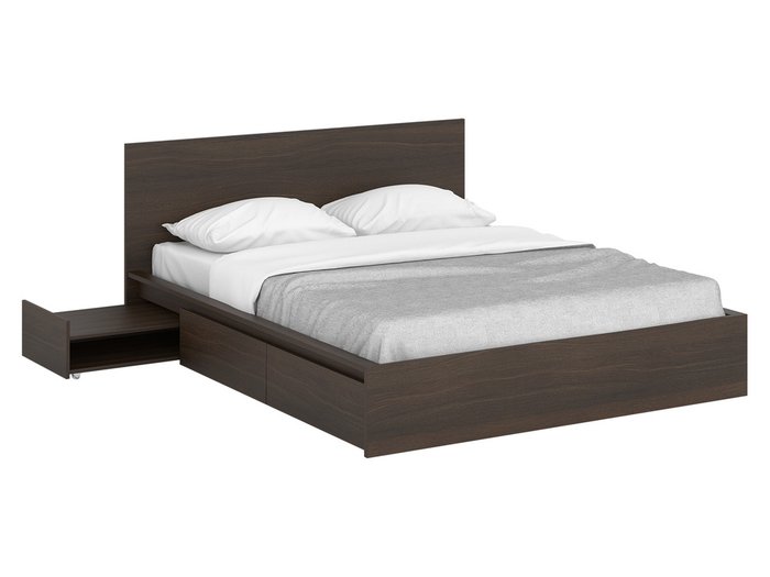 Кровать "Unit" с 4 выдвижными ящиками 160х200 см - купить Кровати для спальни по цене 22150.0