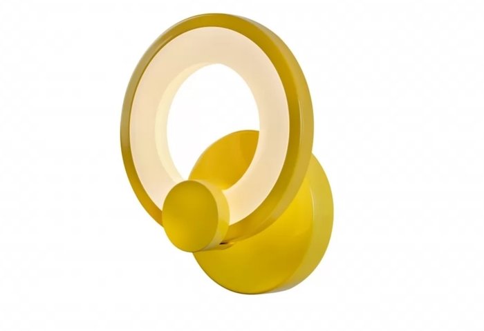 Настенный светильник Ring желтого цвета - лучшие Бра и настенные светильники в INMYROOM