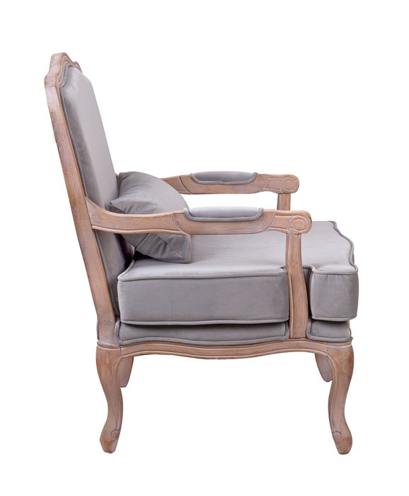 Кресло Nitro grey velvet серого цвета - лучшие Интерьерные кресла в INMYROOM Кресло Nitro grey velvet серого цвета - лучшие Интерьерные кресла в INMYROOM