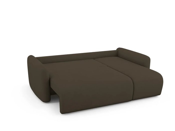 Угловой Диван-кровать Arti правый темно-коричневого цвета - купить Угловые диваны по цене 69600.0