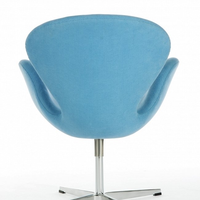 Кресло Swan голубого цвета - купить Интерьерные кресла по цене 50882.0