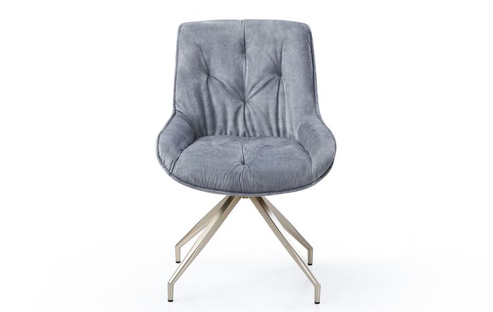Обеденный стул Joely серого цвета - купить Обеденные стулья по цене 21484.0