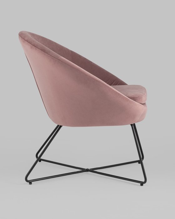 Кресло Колумбия пыльно-розового цвета - лучшие Интерьерные кресла в INMYROOM