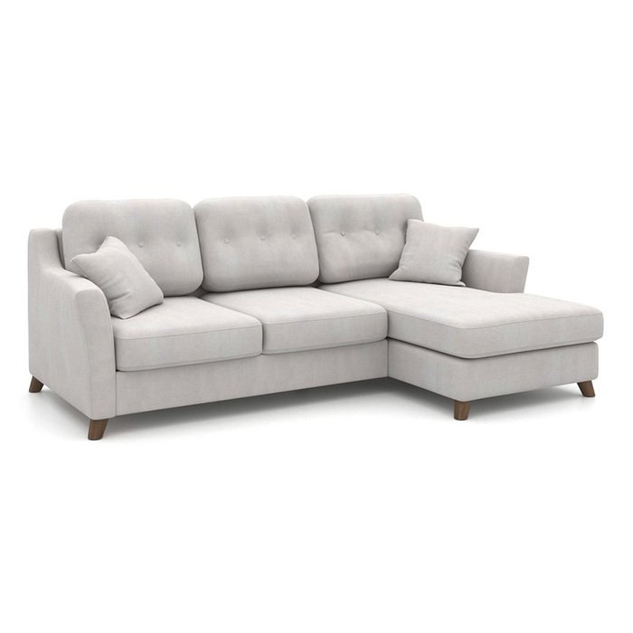 Угловой диван-кровать Raf EKL светло-серый - купить Угловые диваны по цене 87400.0