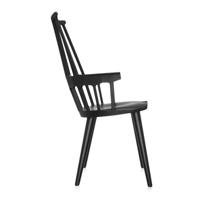 Стул Comback черного цвета - лучшие Обеденные стулья в INMYROOM