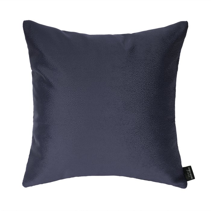 Декоративная подушка Tudor Midnight темно-синего цвета