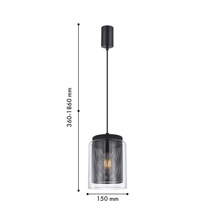 подвес Galler прозрачный металл, стекло 1*E27*40W, excluded подвес Galler прозрачный металл, стекло 1*E27*40W, excluded