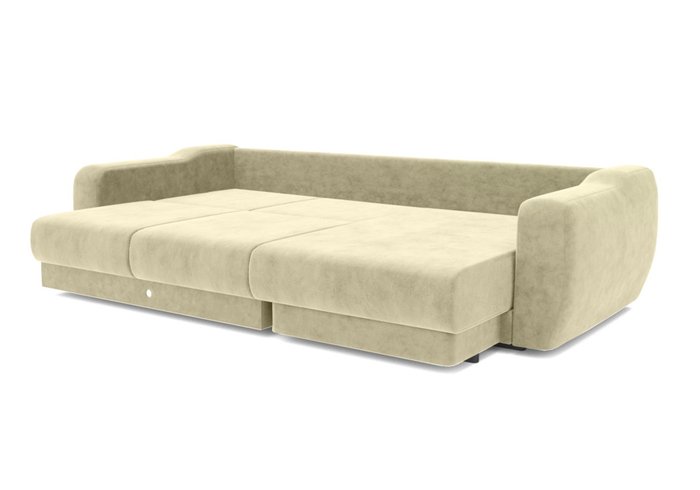 Угловой диван-кровать светло-бежевого цвета - лучшие Угловые диваны в INMYROOM