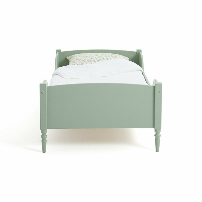 Кровать детская с сеткой Cla 90x190 зеленого цвета - лучшие Одноярусные кроватки в INMYROOM