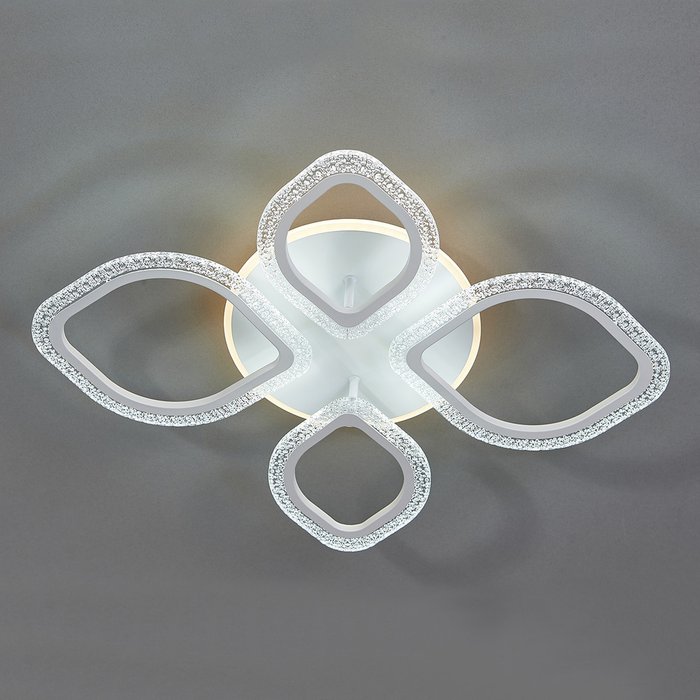 Потолочная люстра Bubble 10251/4LED BL (акрил, цвет белый) - лучшие Потолочные люстры в INMYROOM Потолочная люстра Bubble 10251/4LED BL (акрил, цвет белый) - лучшие Потолочные люстры в INMYROOM