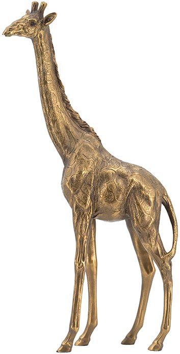 Статуэтка Жираф золотого цвета