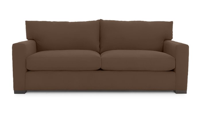 Диван-кровать Непал коричневого цвета - купить Прямые диваны по цене 64500.0