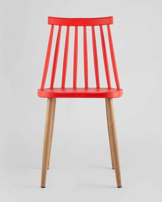 Стул Морган красного цвета - лучшие Обеденные стулья в INMYROOM