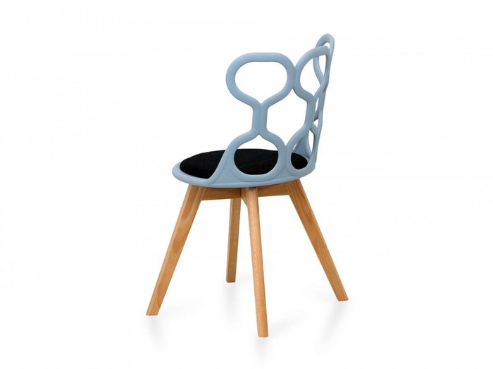 Стул Ajure синего цвета - лучшие Обеденные стулья в INMYROOM