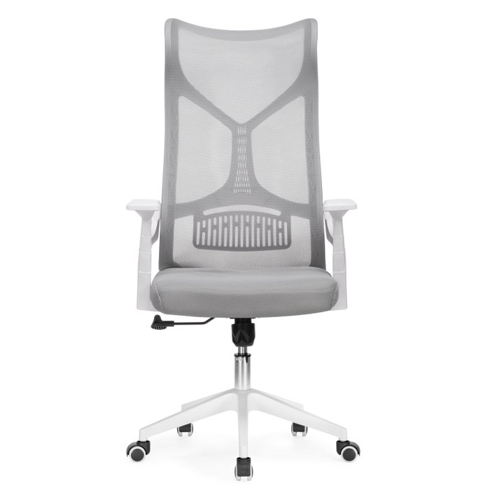 Офисное кресло Klif серо-белого цвета - лучшие Офисные кресла в INMYROOM