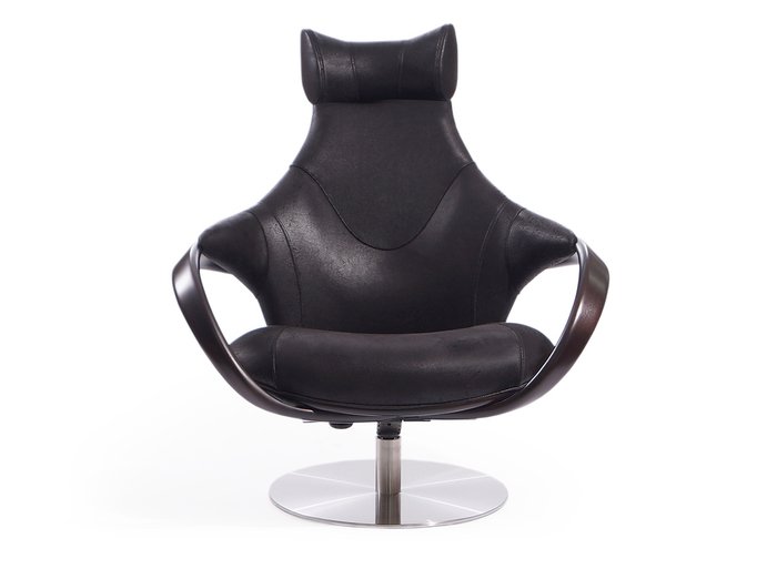 Кресло Apriori S с изящными подлокотниками из натурального дерева - купить Интерьерные кресла по цене 84440.0
