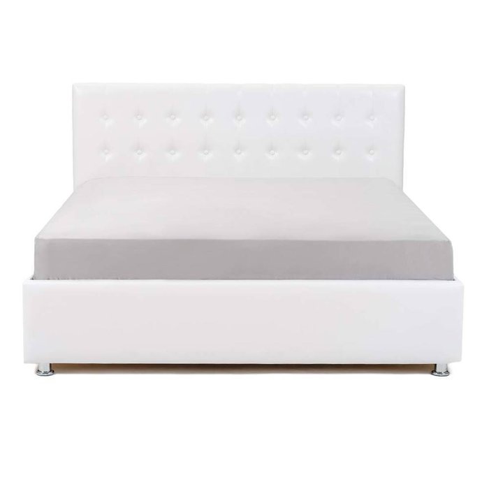 Кровать Космопорт  с подъемным механизмом  белого цвета 160х200  - купить Кровати для спальни по цене 24990.0