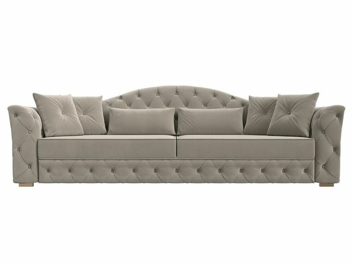 Прямой диван-кровать Артис бежевого цвета - купить Прямые диваны по цене 69999.0