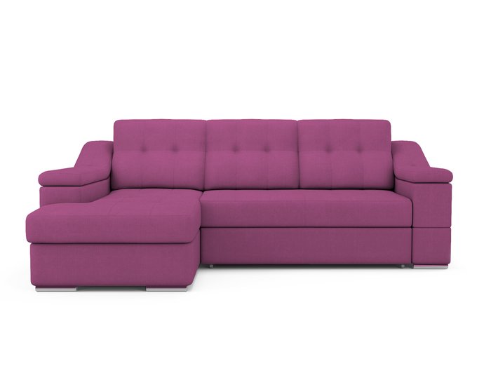 Угловой Диван-кровать Liverpool левый пурпурного цвета