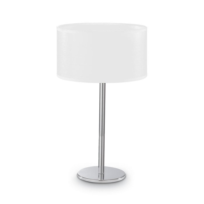 Настольная лампа Ideal Lux Woody Bianco с плафоном из пластика