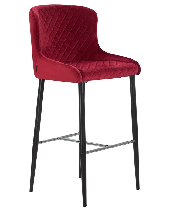 Стул барный Christian бордового цвета - купить Барные стулья по цене 7730.0