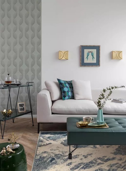 Ковер Carrara 80х125 синего цвета - купить Ковры по цене 5544.0