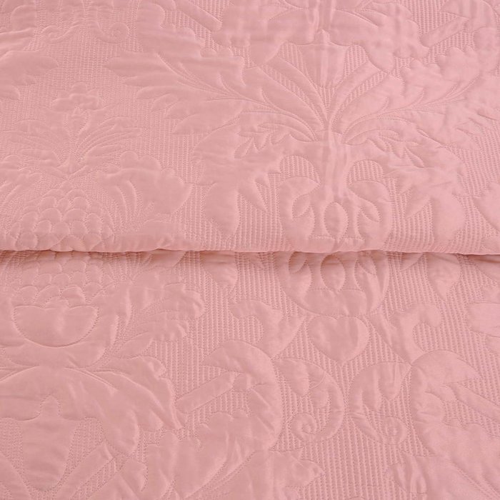 Покрывало с наволочками Мистерио 240х260 пепельно-розового цвета - лучшие Покрывала в INMYROOM