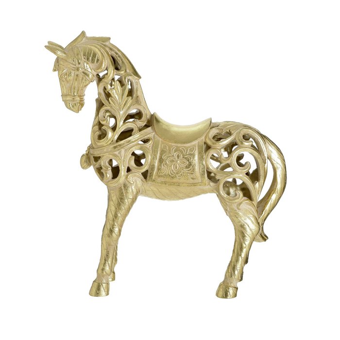 Статуэтка Лошадь золотого цвета - купить Фигуры и статуэтки по цене 7980.0