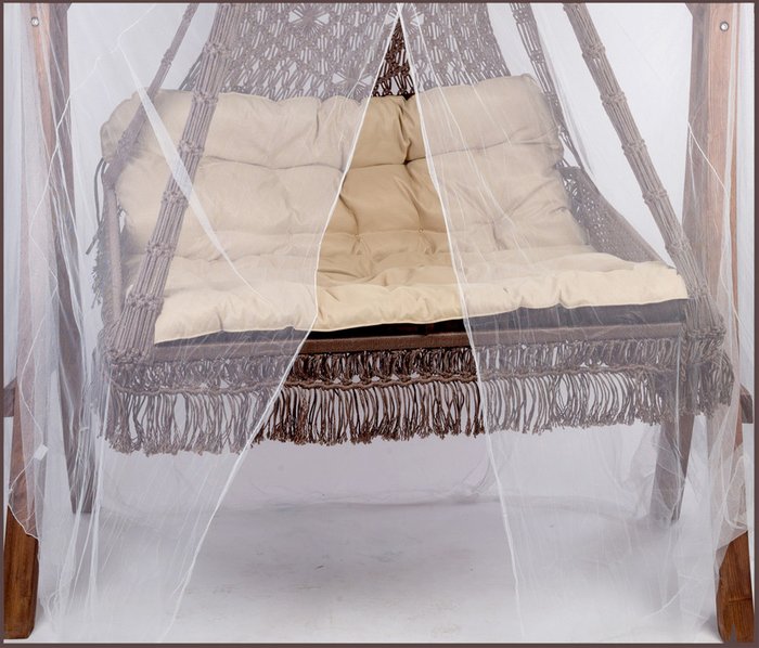 Подвесные плетеные качели  Сеара с подушкой   - лучшие Качели в INMYROOM