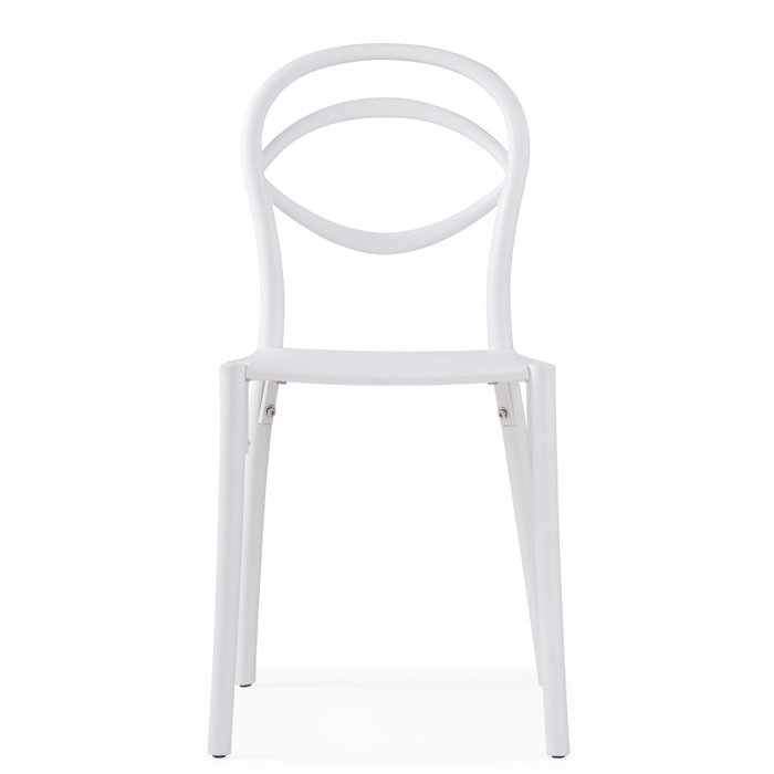 Обеденный стул Simple белого цвета - купить Обеденные стулья по цене 3970.0